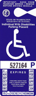 Individual with Disability Parking Placard