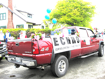 ECHHO truck in previous parade